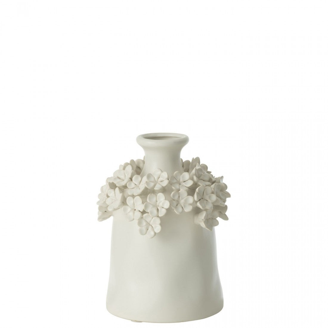 Vase Yucca Flower Ceramic White
