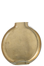 VASE MIKI VERRE TRANS/GOLD