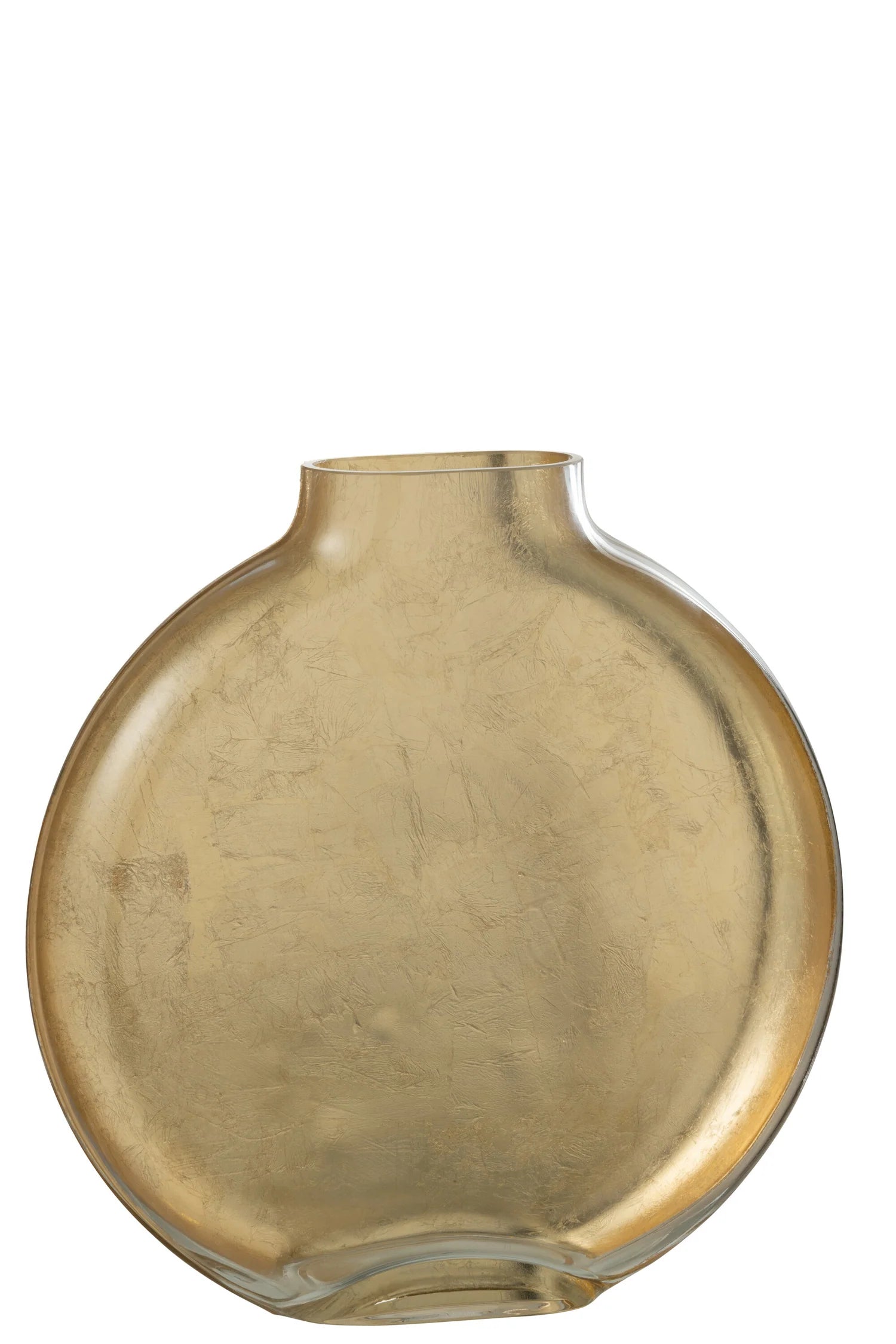 VASE MIKI VERRE TRANS/GOLD