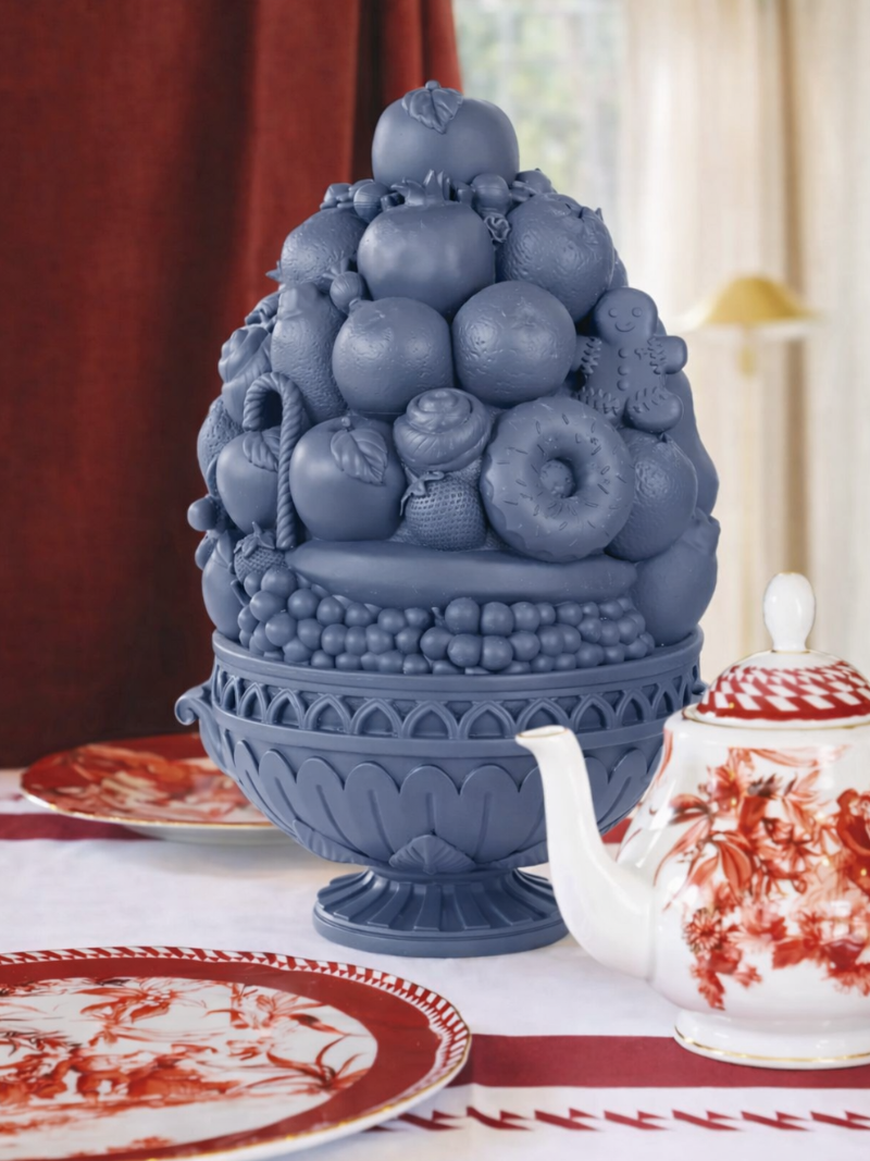 LE ROUGE RESIN BOWL BLUE GREY