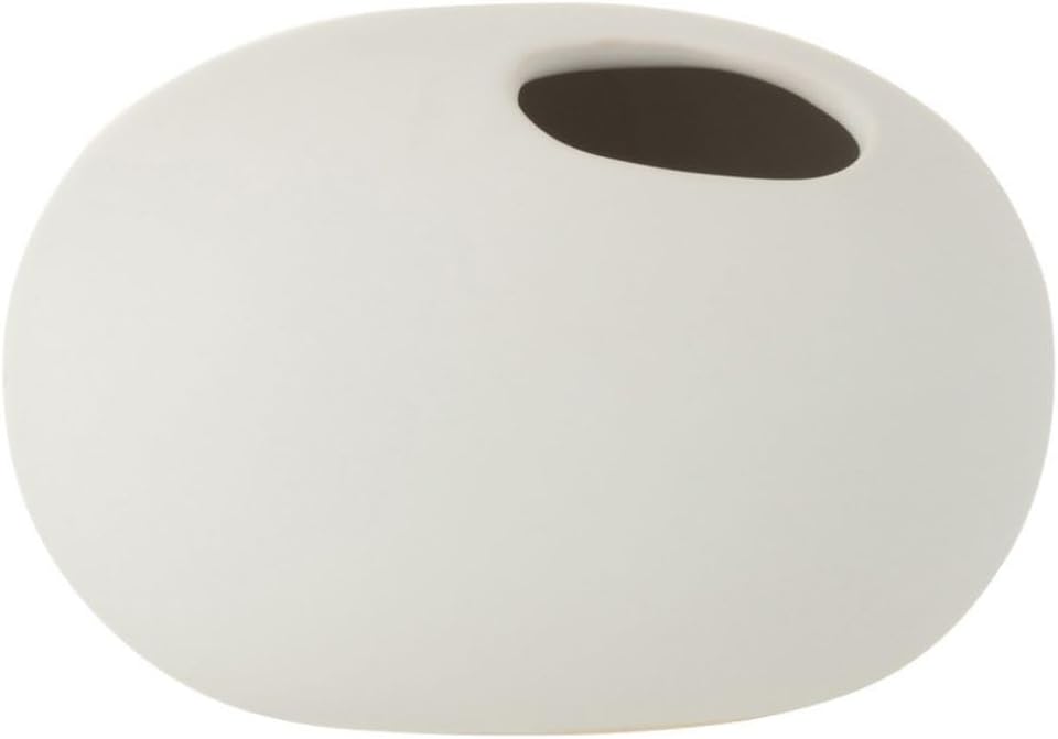 Vase Oval Ceramic Matt