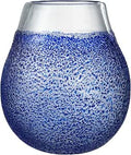 Lantern Santorini Glass Blue L22xW22xH25 cm