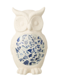 Owl Outdoor Mosaic Magnesium Beige/Blue