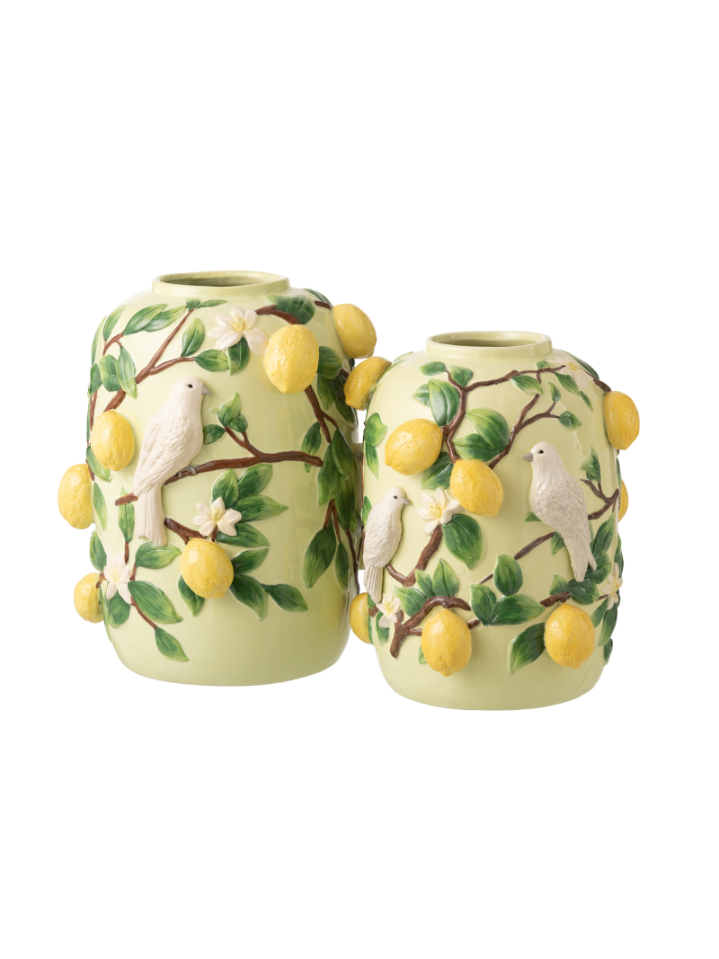 Vase Bird/Lemons