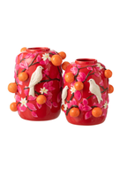Vase Bird Orange