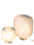 Table Lamp Bola Glass Blue/White