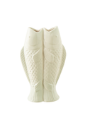 Vase 2 Fish Stoneware White