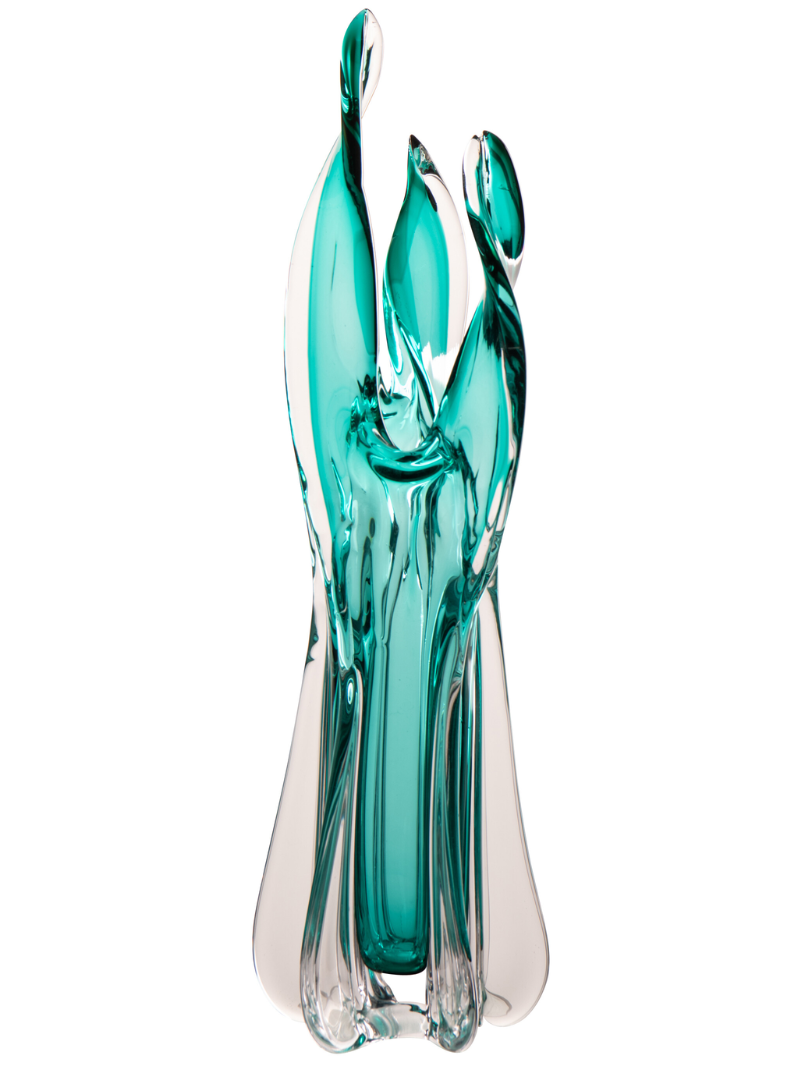 Vase Serena Glass Turquoise