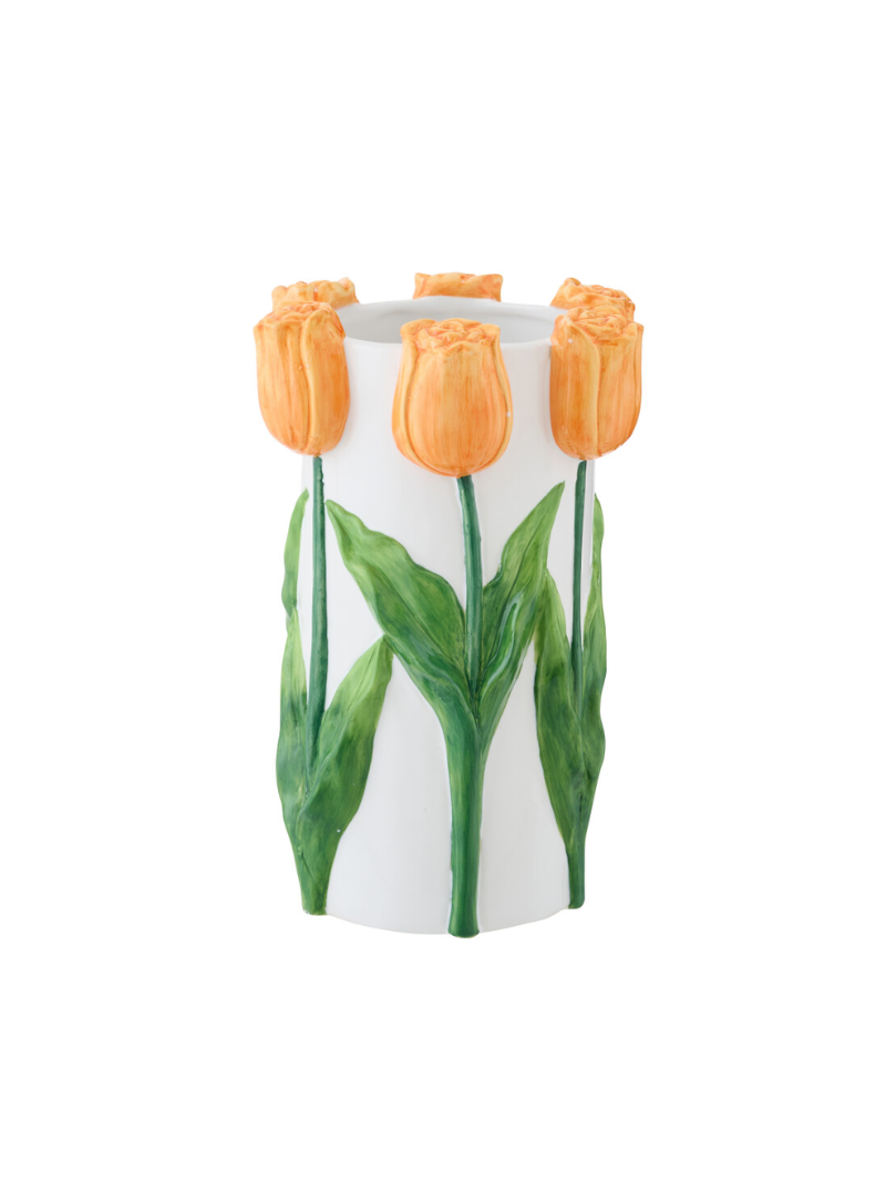 Flower pot Tulip Orange
