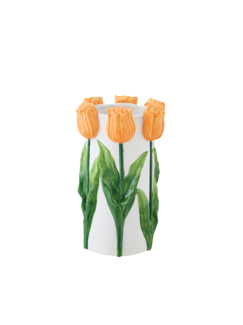 Flower pot Tulip Orange