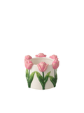 Flower pot Tulip Pink