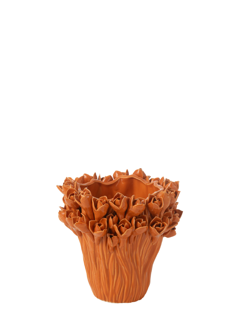 Vase Ambrosia Ceramic Orange