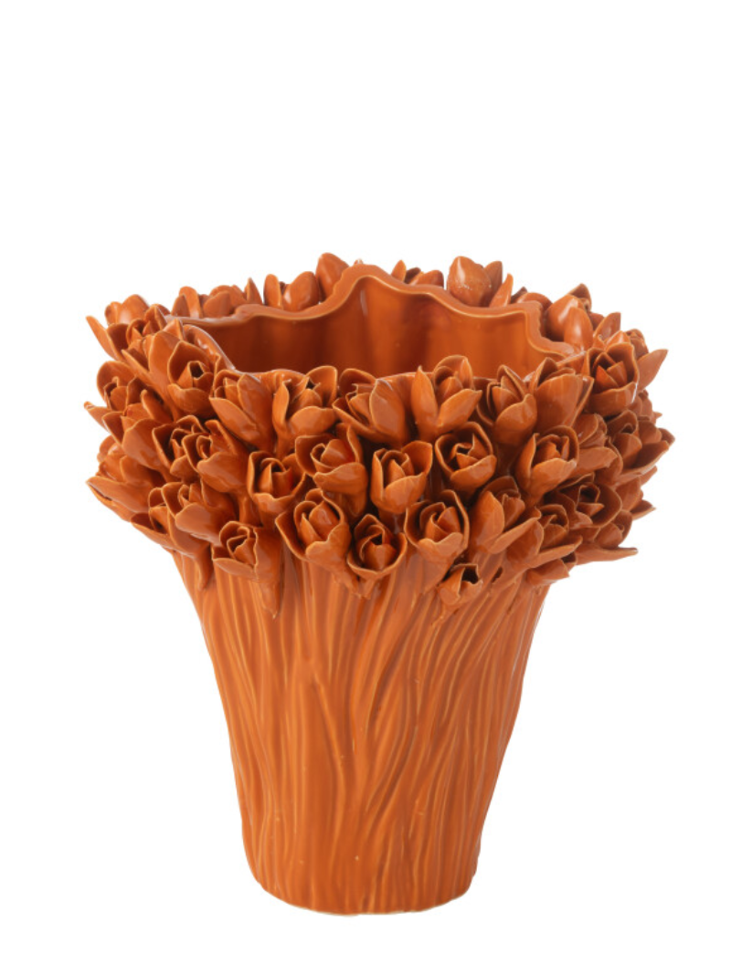 Vase Ambrosia Ceramic Orange
