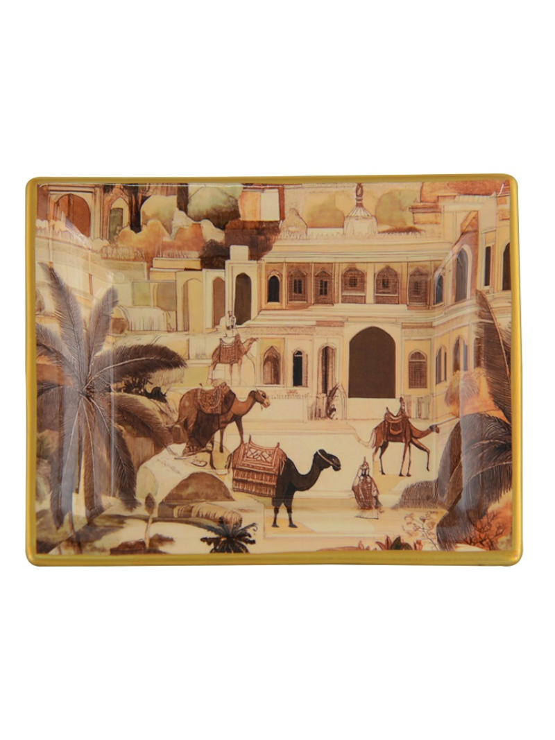 ASHTRAYS MULTICOLOUR CERAMIC 'AGRABAH' 20x16