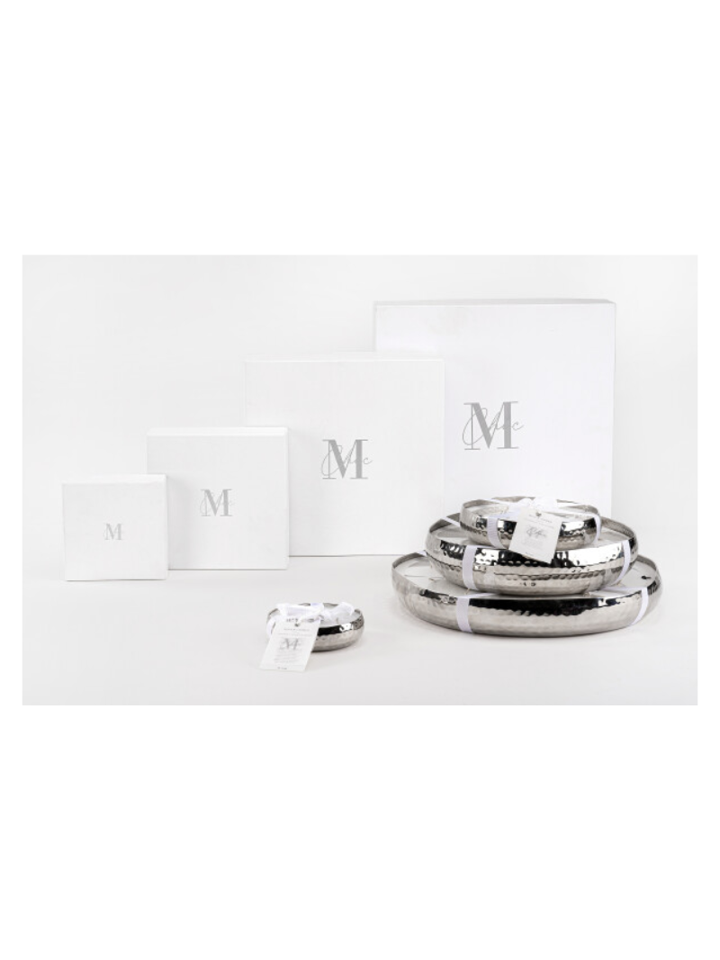 Scented Candle M-Chic Metal Silver