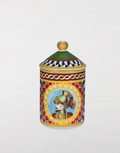 PORCELAIN CANDLE - WILD JASMINE 340g  - WITH GOLD DECORATION