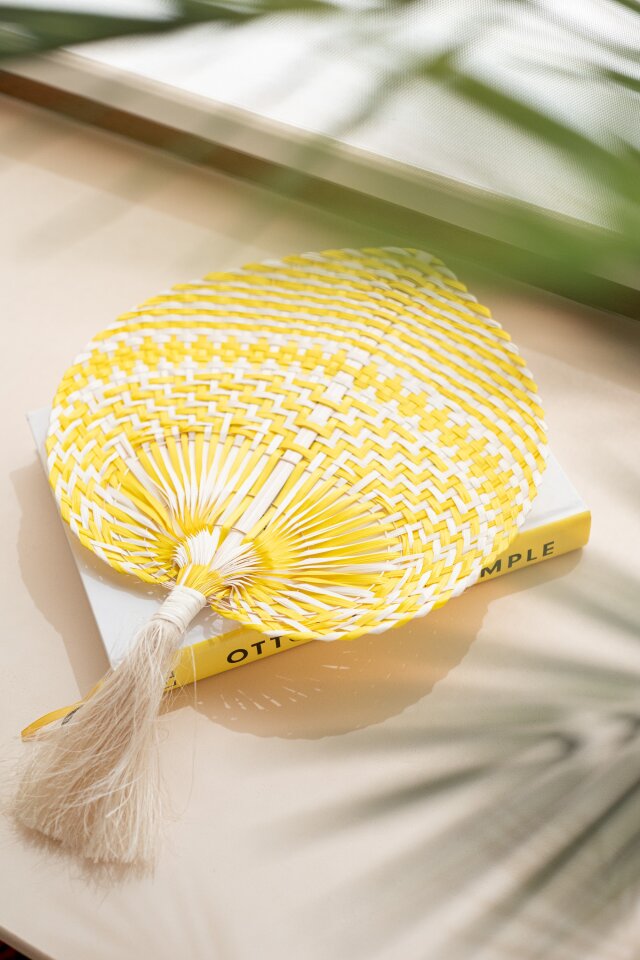 Fan Woven Bamboo Mix