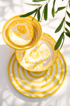 Granada Ceramic White & Yellow