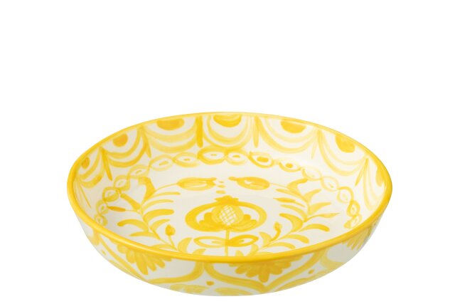 Granada Ceramic White & Yellow
