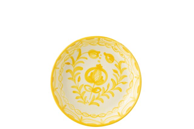 Granada Ceramic White & Yellow