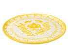 Plate Granada Ceramic White/Yellow