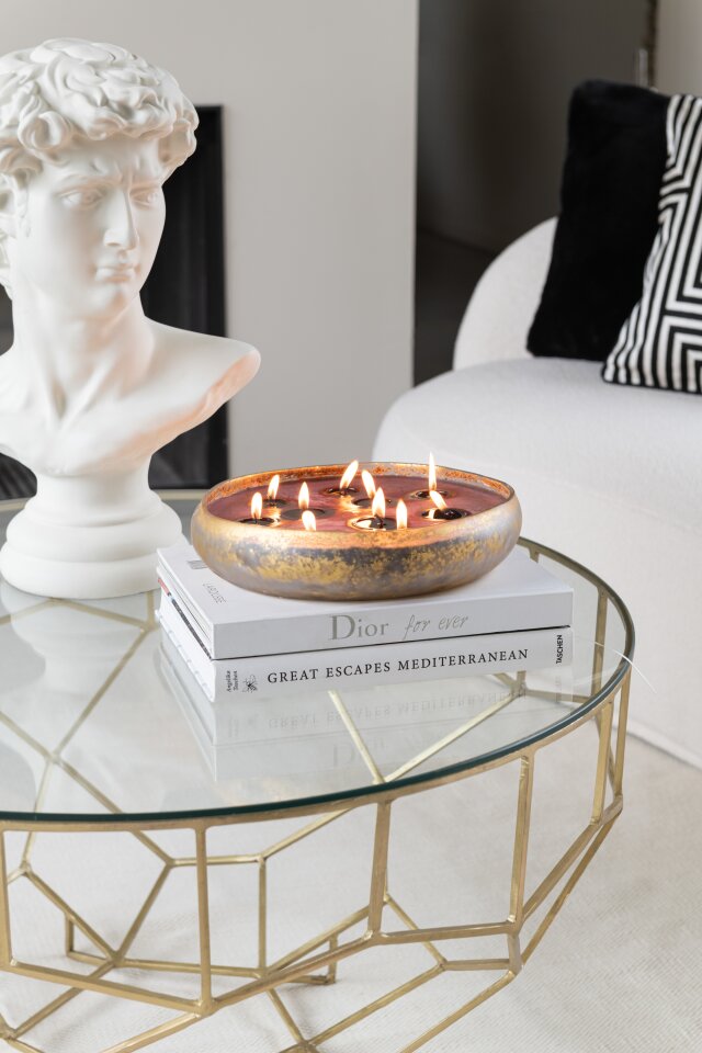 Scented Candle M-Chic Glass Gold/Black