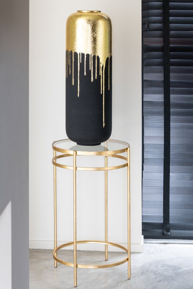 Vase Duo Metal Black/Gold