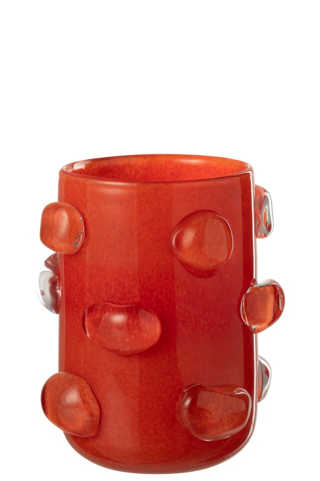 Vase Aruna Glass Red