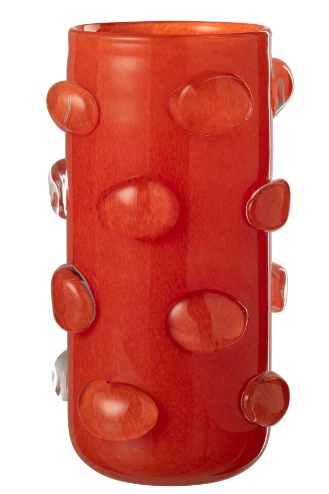 Vase Aruna Glass Red