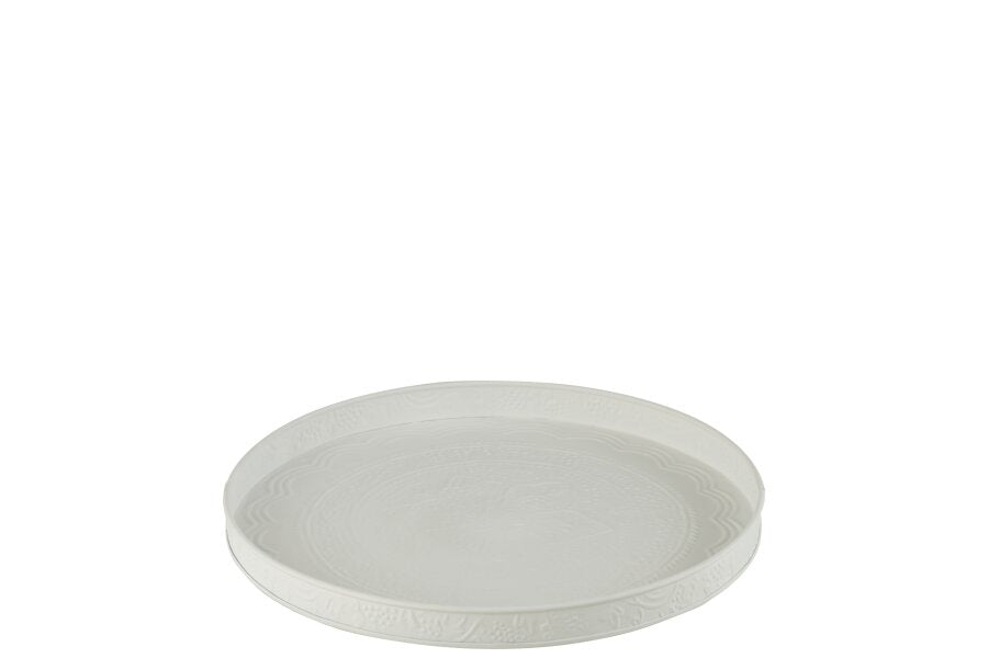 Tray Round Classic Iron Ochre S
