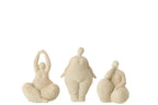 Women Modern Resin Beige