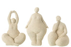 Women Modern Resin Beige