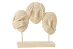Face See/Hear/Speak Resin