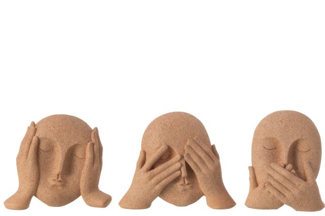 Face See/Hear/Speak Resin