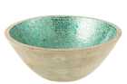 Bowl Mosaic Mango Wood Green