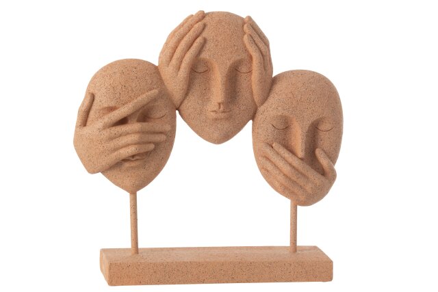 Face See/Hear/Speak Resin