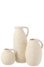 Vase Jug Ceramic Beige