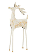 Reindeer Decorative Iron Off-White