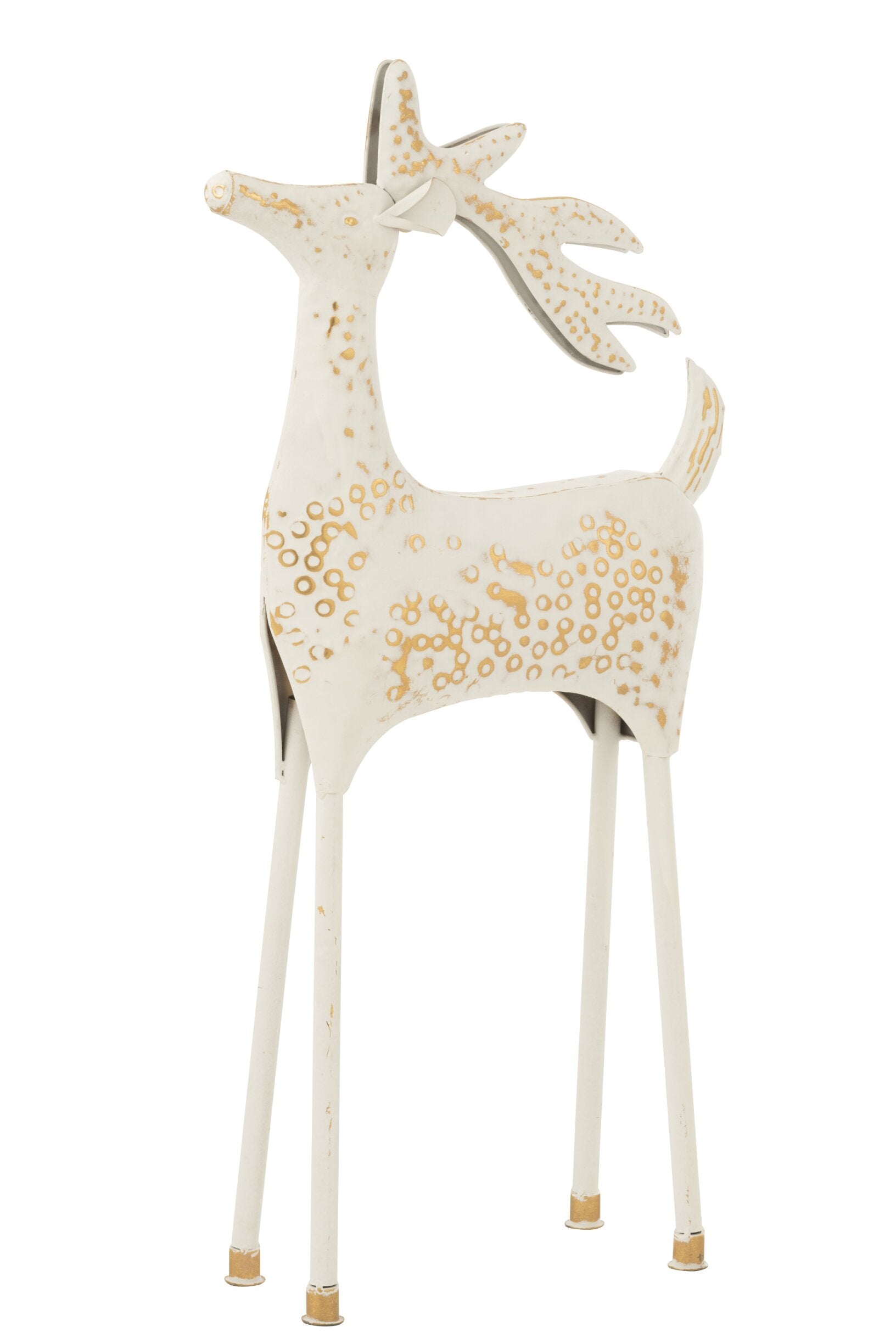 Reindeer Decorative Iron Off-White