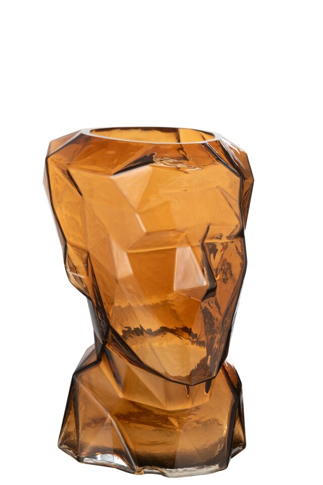 Glass Brown Vase