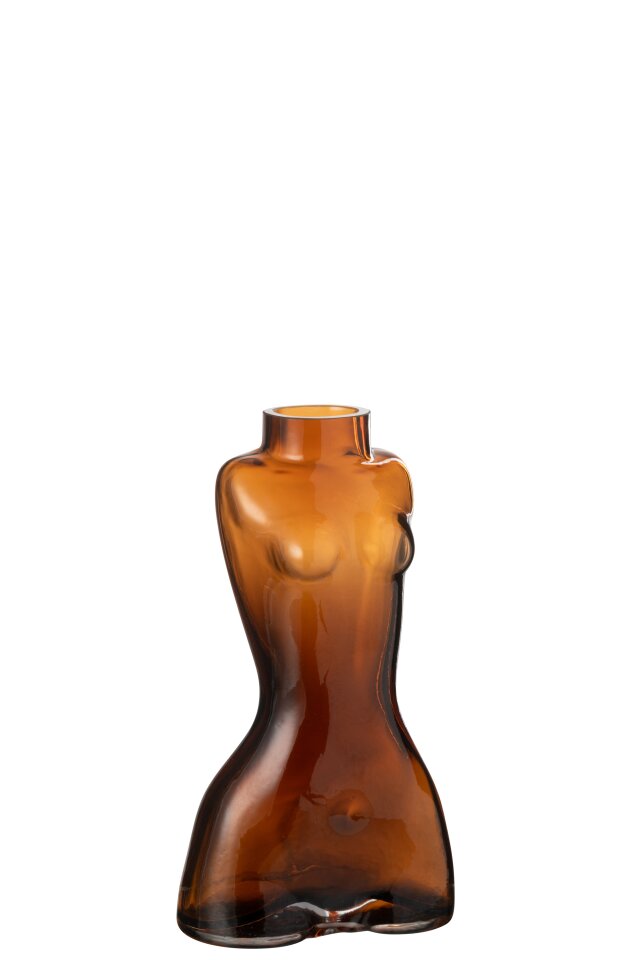 Glass Brown Vase
