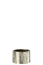 Flower Pot Ary Clay Silver