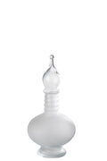 Vase+Cap Phial Deco Joey Glass Transparent
