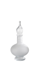 Vase+Cap Phial Deco Joey Glass Transparent