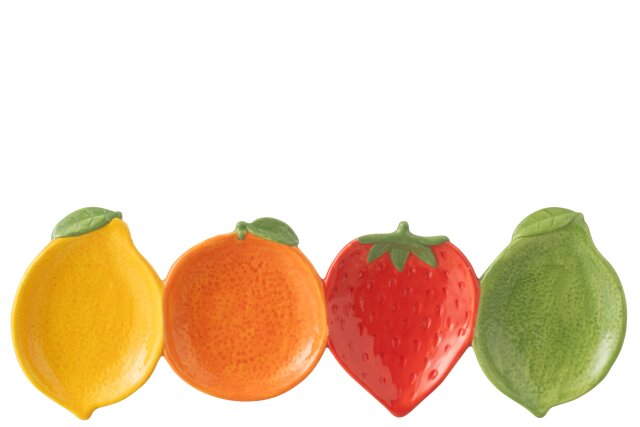 Serving Plate Fruits Dolomite Mix