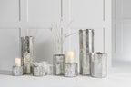 Candleholder Ary Clay Silver Small