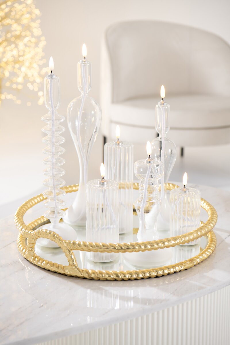 Tray Aluminium Gold Colored