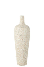 Vase Lauwra Cement White