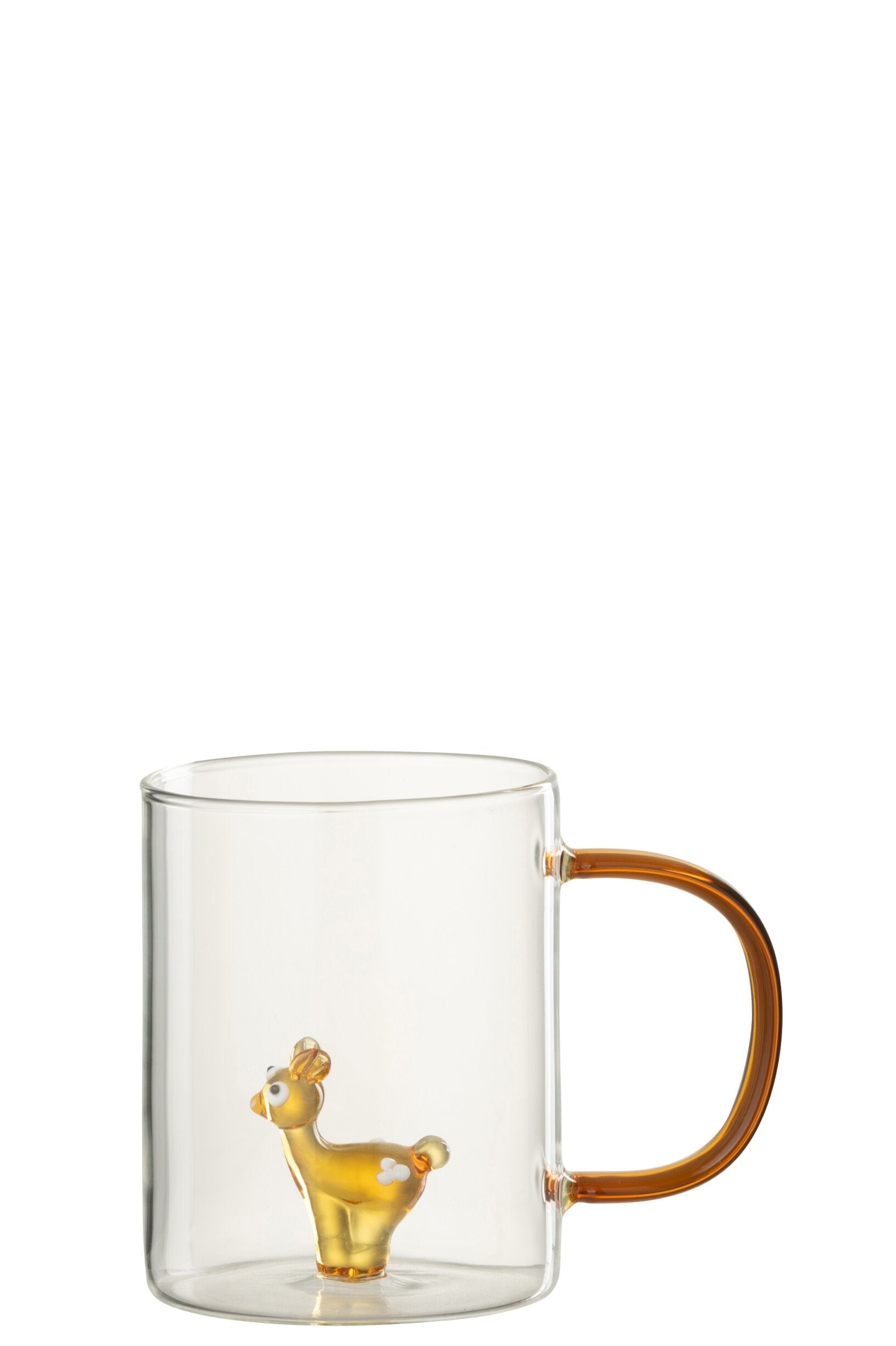 DRINK GLAS RNDEER GLAS TR/MIX (8x8x9,2cm)