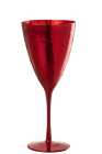 Wine Glass Mirror Glass  Colored